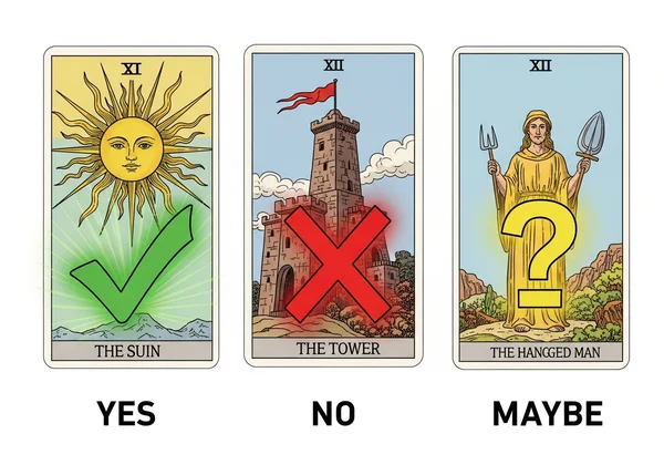 Tarot card interpretations for yes no maybe