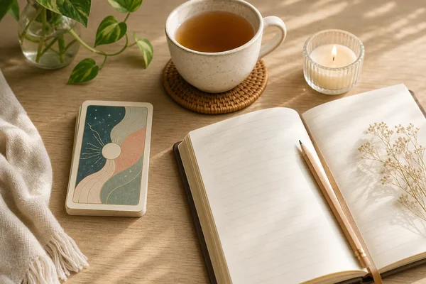 One card tarot journal