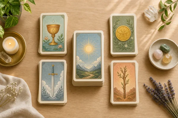 Tarot deck structure