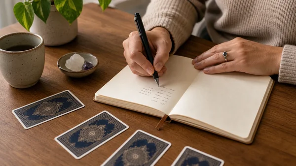 One card tarot journal