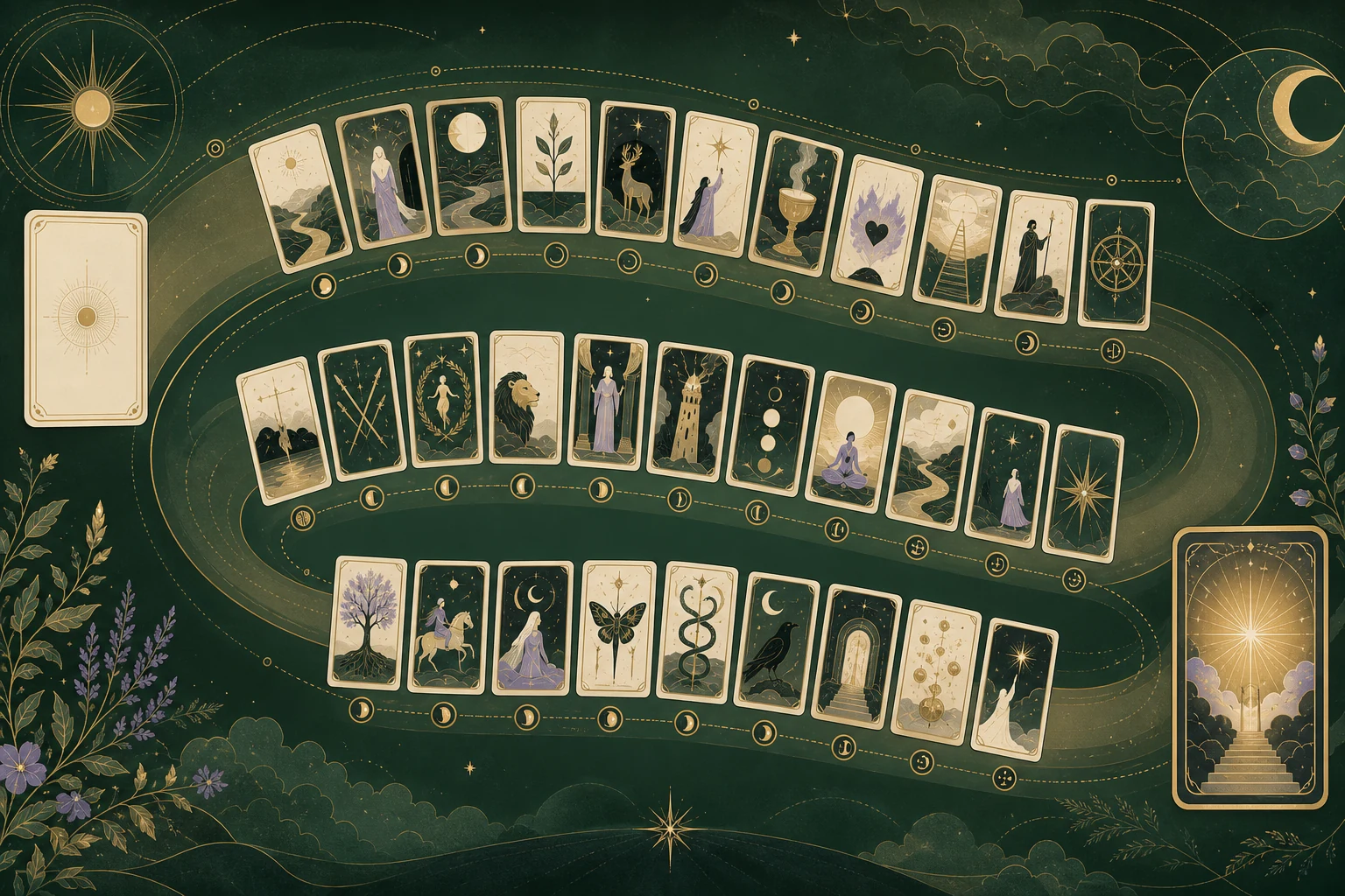 Major arcana number path